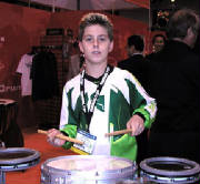 Anton plays with the big boys at the Namm Show